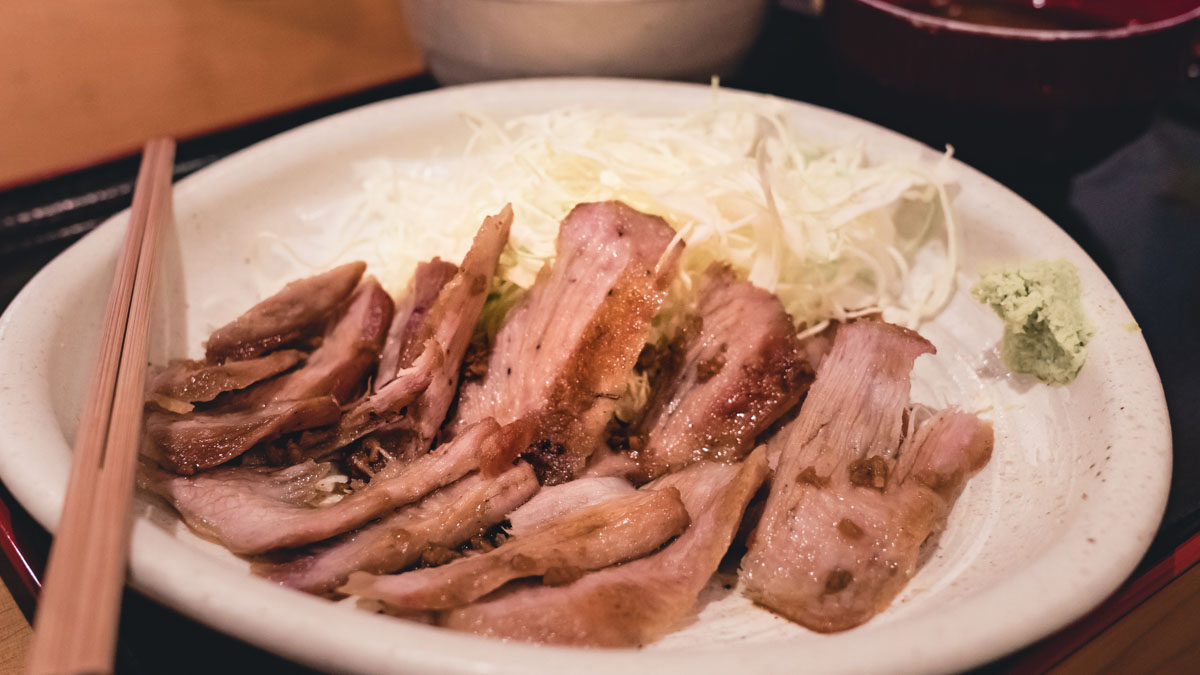Grilled Fatty Pork Slices Tonkatsu - Hasegawa Things to eat in Tokyo