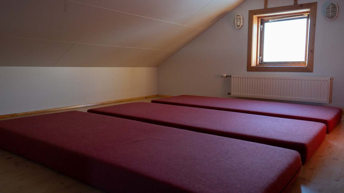 Indoor Sleeping Area - Iceland Budget