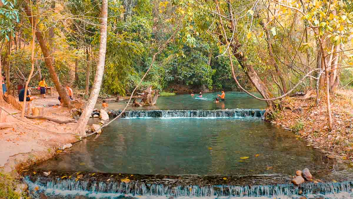 Sai Ngam Hot Spring in Pai - Chaing Mai Itinerary