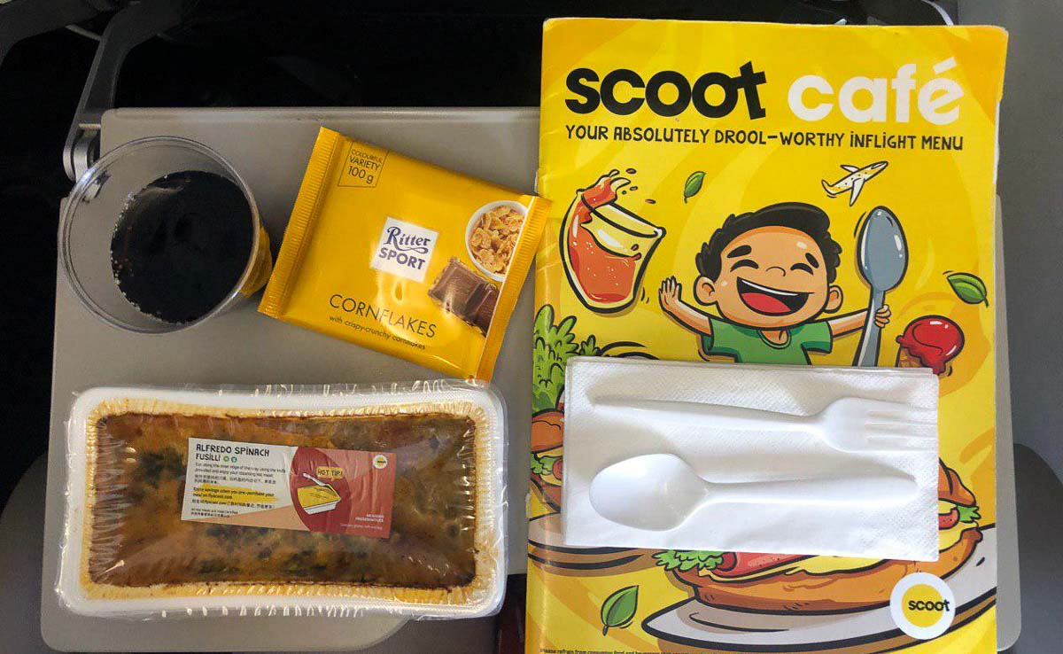 Scoot In-Flight Meal - Luang Prabang Itinerary