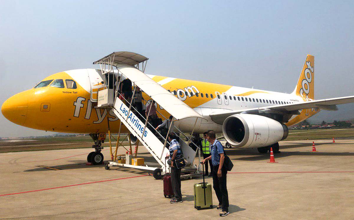 Scoot Plane - Luang Prabang Itinerary