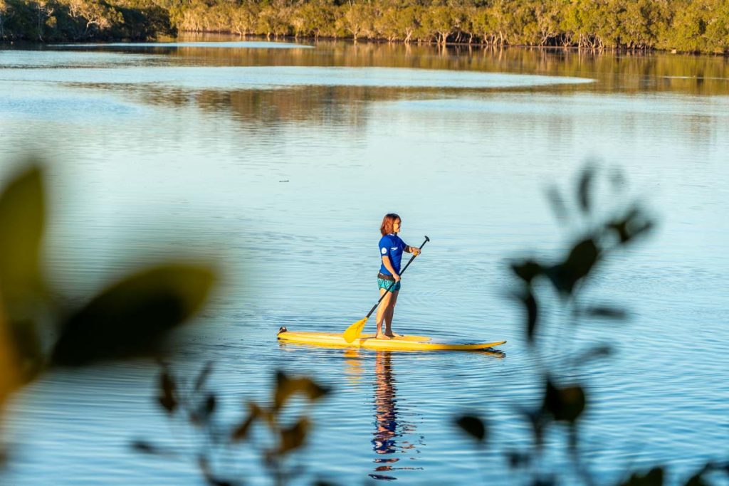 Stand Up Paddling at Brunswick Heads River - Byron Bay NSW Itinerary