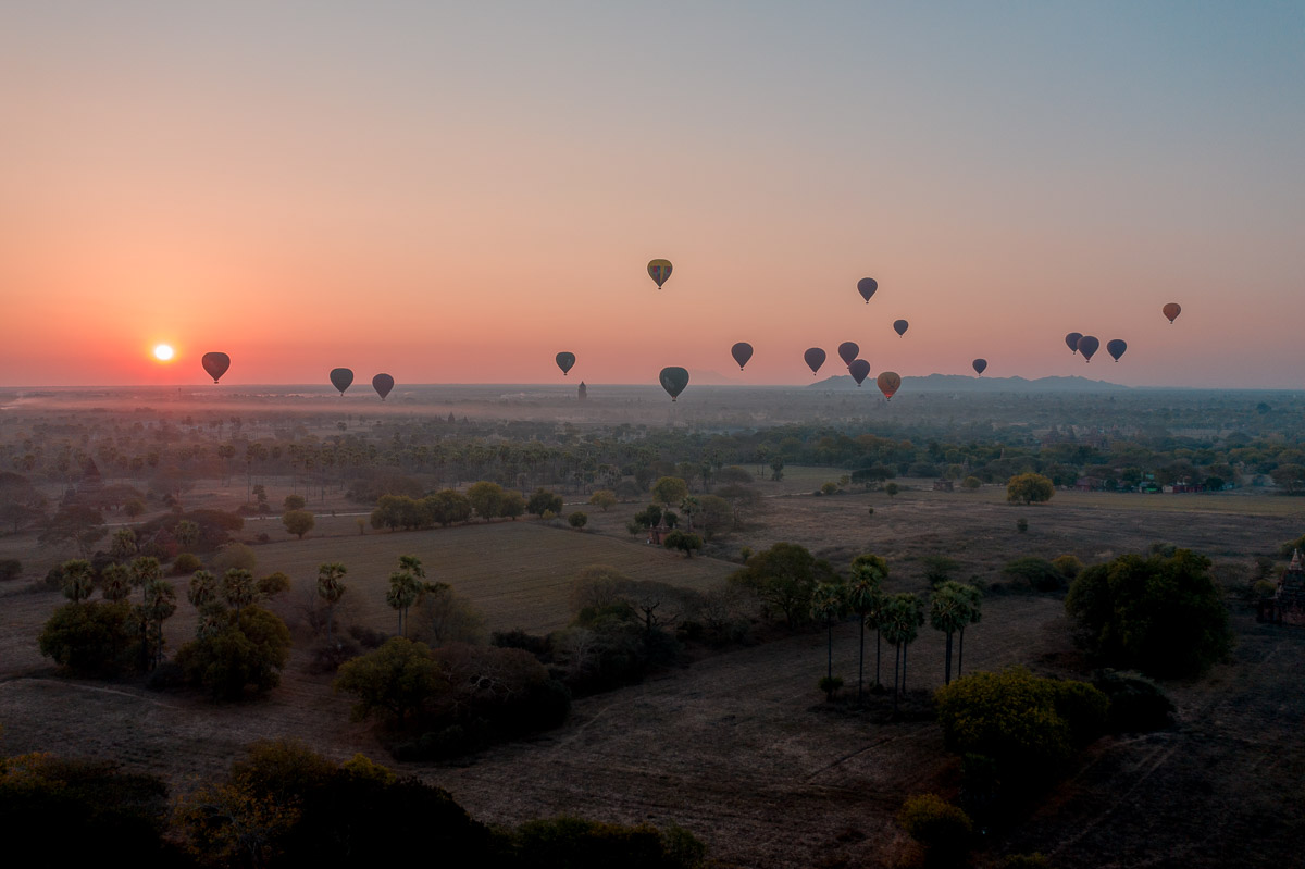 Sunrise over Bagan - Bagan Itinerary