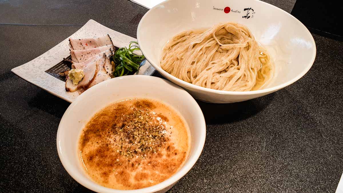 Tsuta dipping noodles - Things to eat in Tokyo