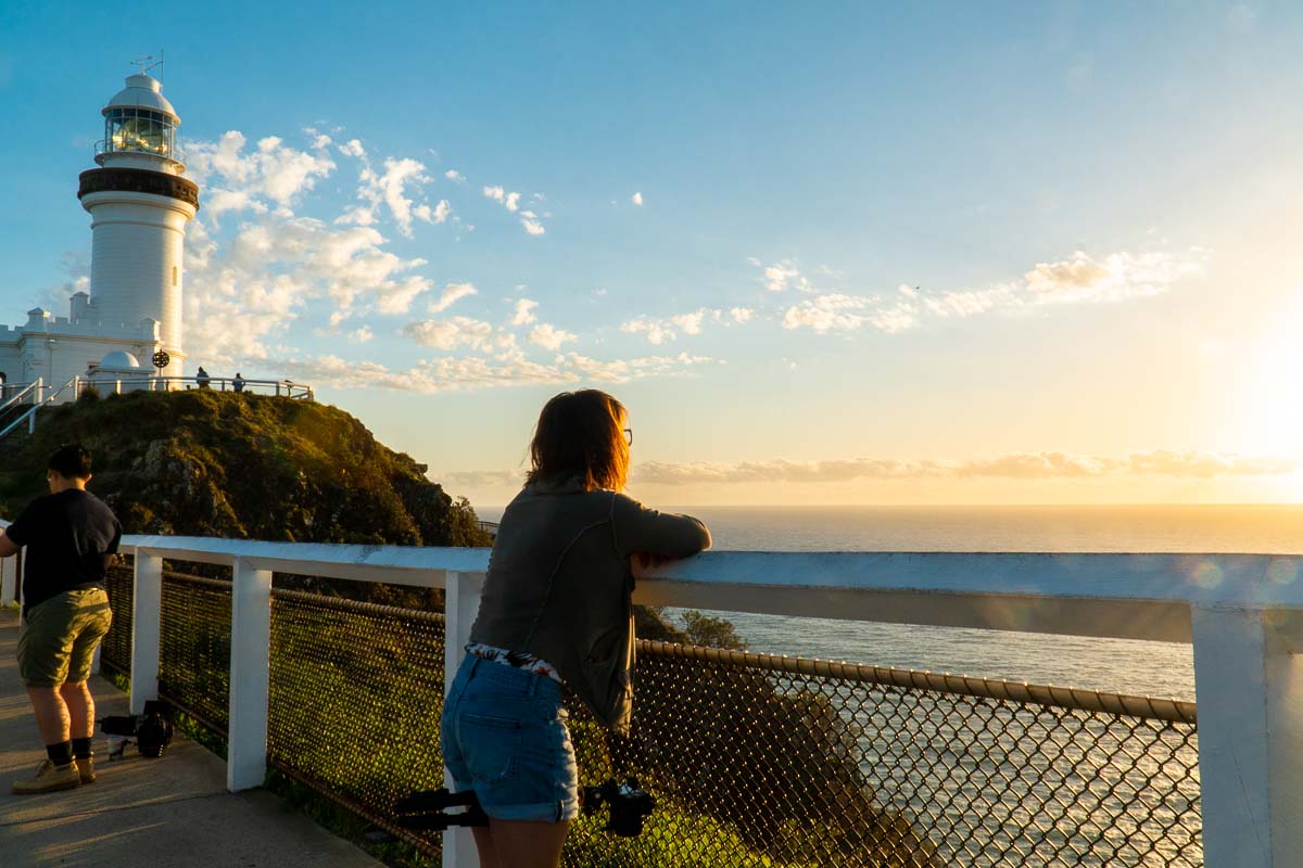 Watching the Sunrise at Cape Byron Lighthouse - Byron Bay NSW Itinerary