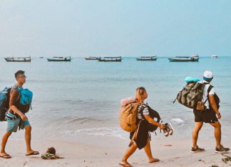 Carrying Backpacks in Silhanoukville - Featured Image - Travel Packing Tips