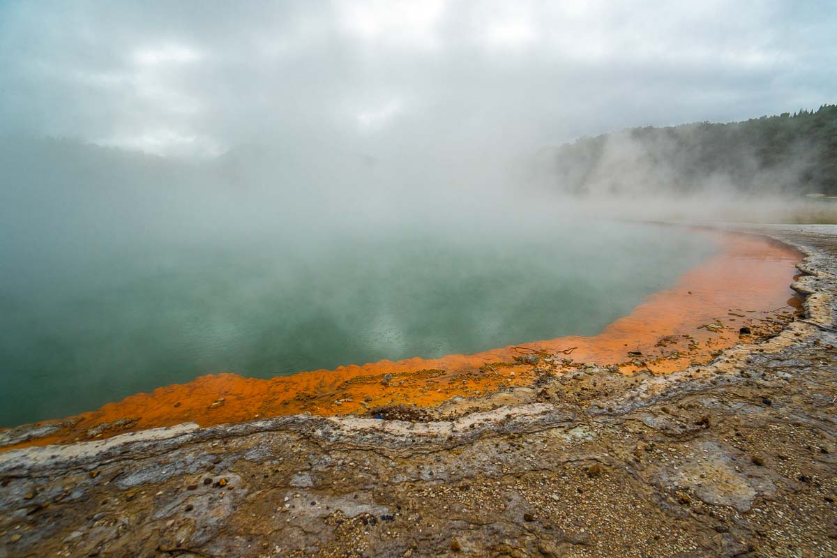 Champange Pool at Wai-O-Tapu - New Zealand Itinerary North Island