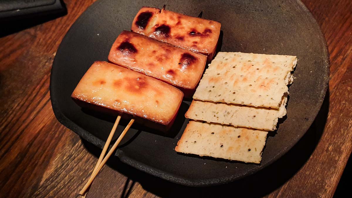 Grilled cheese and crackers fuku - Things to eat in Tokyo