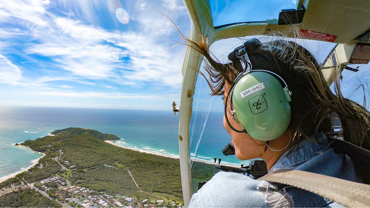 Helicopter Ride - Byron bay NSW Itinerary