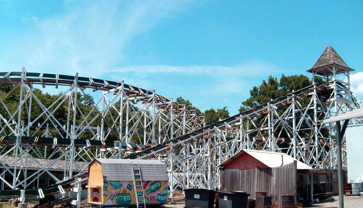 Leaps the Dips Lakemont Park, Theme park fanatic route - USA road trip