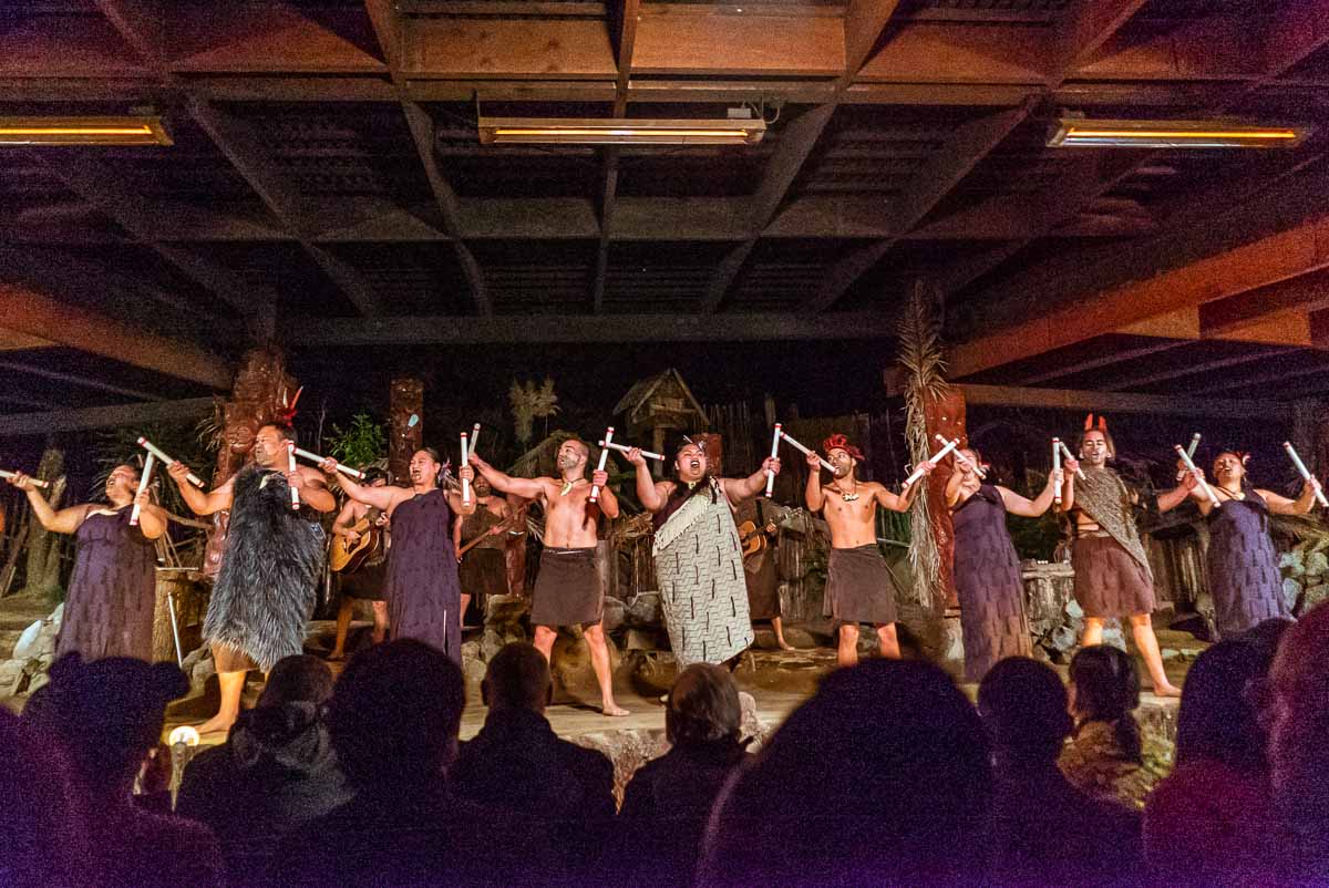 Maori Performing a Dance at Mitai Maori Village Experience - New Zealand Itinerary North Island