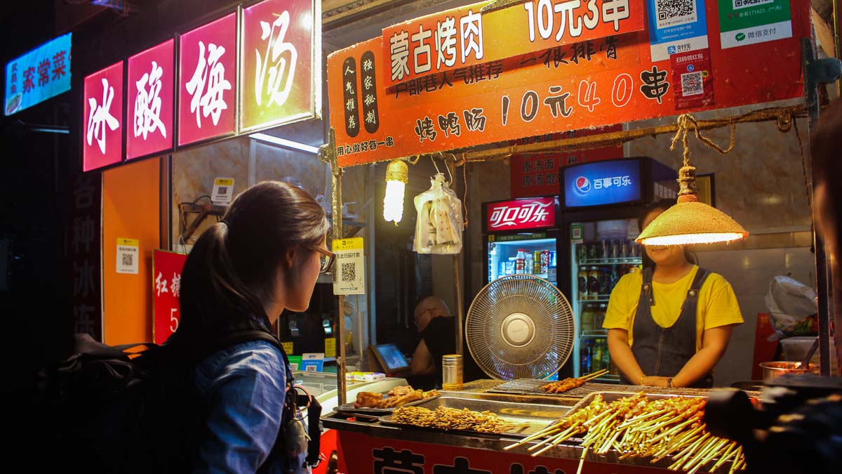 BBQ Skewer Stall - Things to do in Wuhan - Central China Itinerary