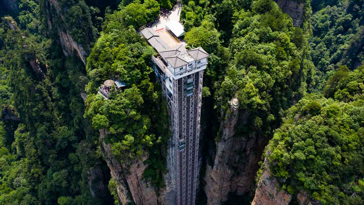 Bailong Elevator - Things to do in Wuhan - Central China Itinerary