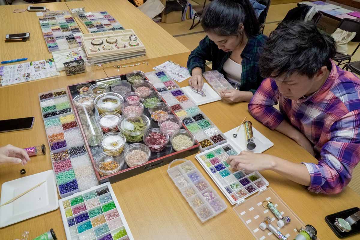 Creating Our Own Kaleidoscope in Galerie Ren in Nagano City - Nagano Itinerary for Couples Kamikochi Norikura Matsumoto