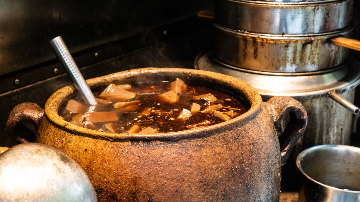 Duck blood - things to eat in central china