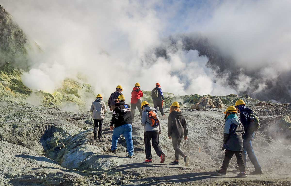 Hiking Across White Island - NZ Best Things to Do