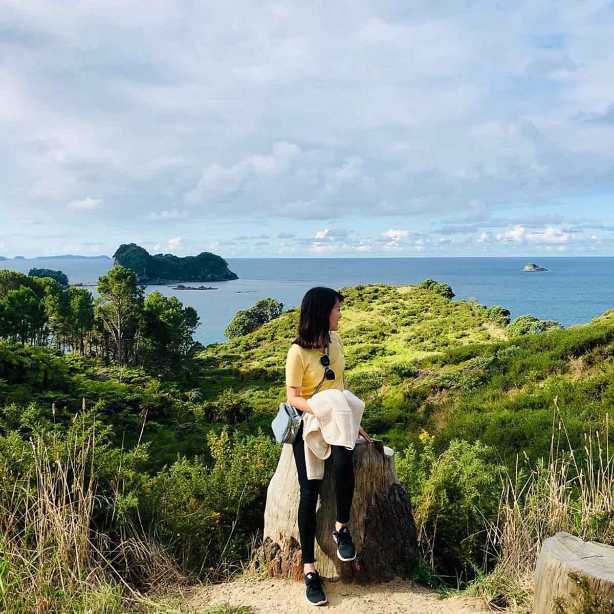 Hiking towards Cathedral Cove - NZ Best Things to Do