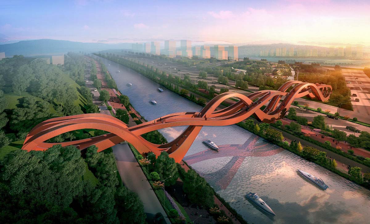 Lucky Knot Bridge Things to do in Changsha