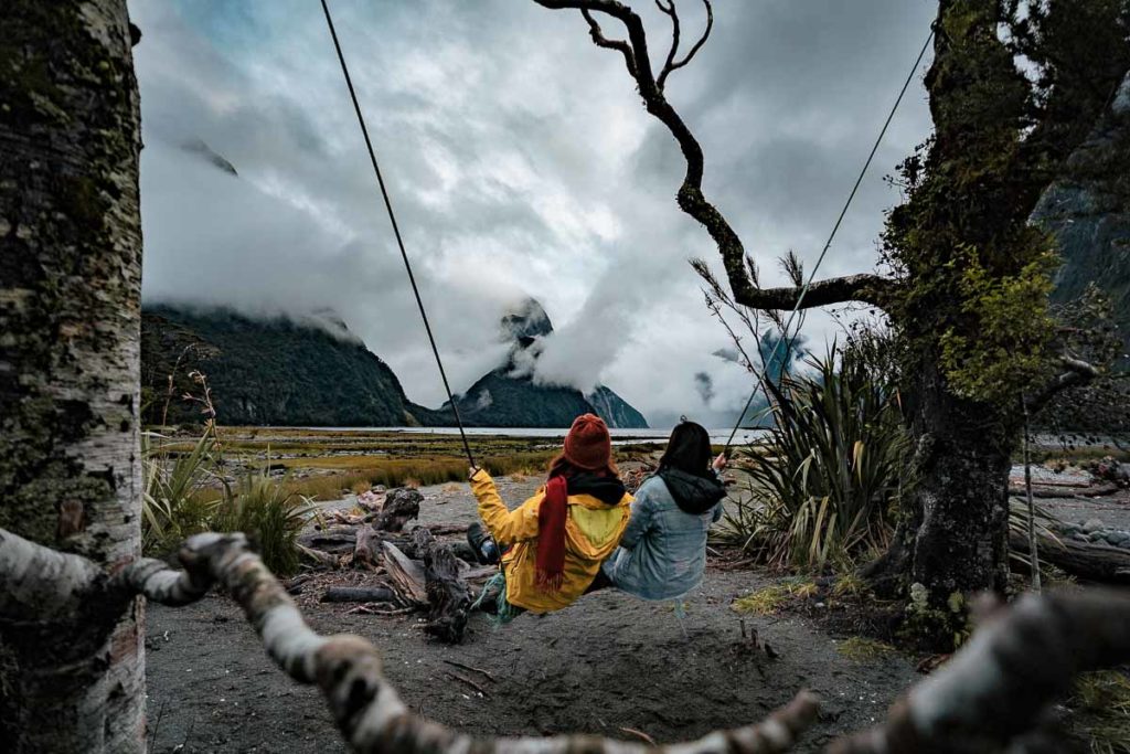 Milford Sound Swing - New Zealand North Island