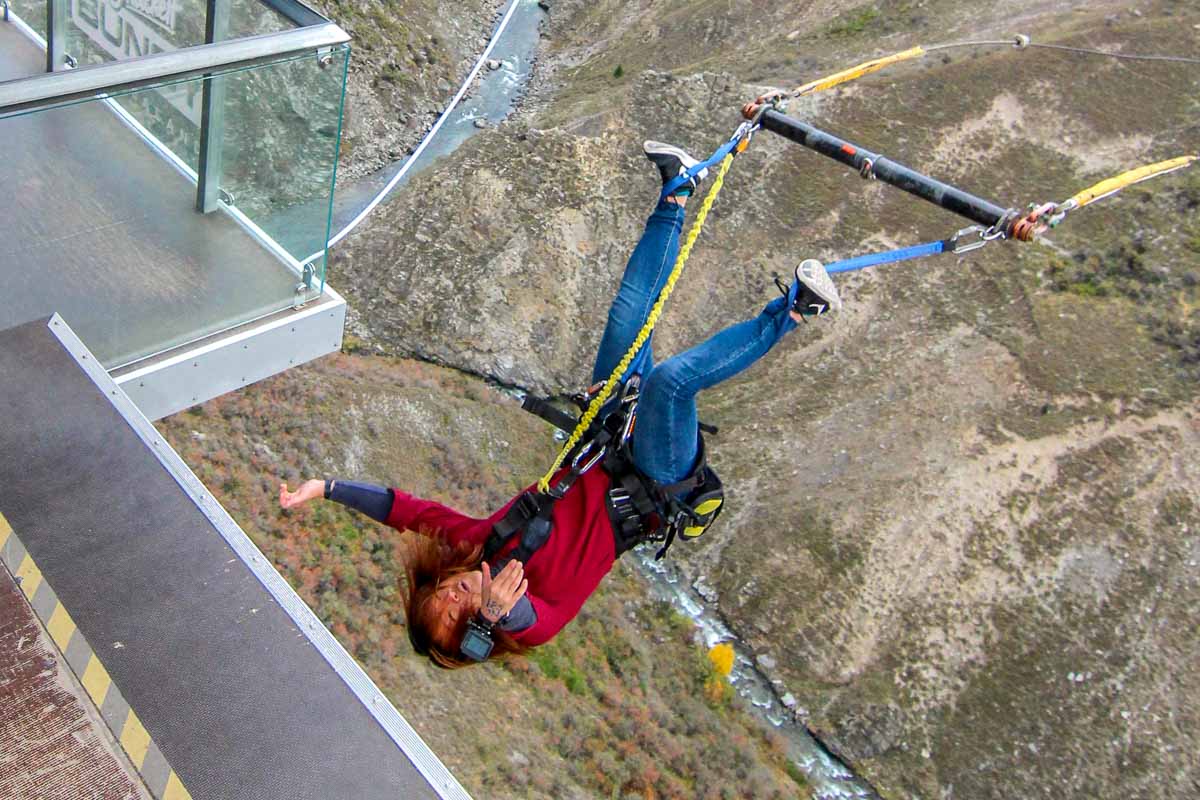 Nevis Swing Upside Down - New Zealand Best Things to Do