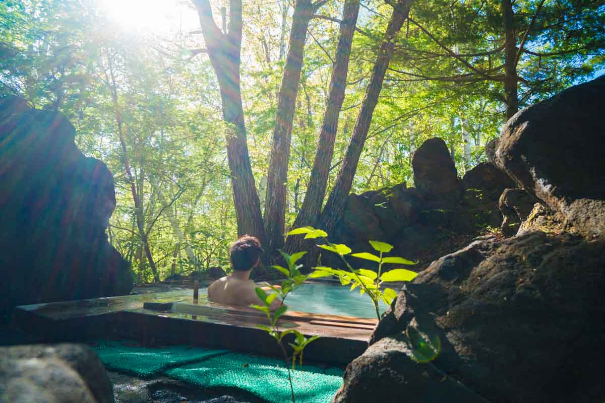 Private outdoor onsen in Guesthouse Raicho - 13 Reasons To Visit Nagano Even When It's Not Winter Ski Season - Scenic Gems in Kamikochi and Norikura