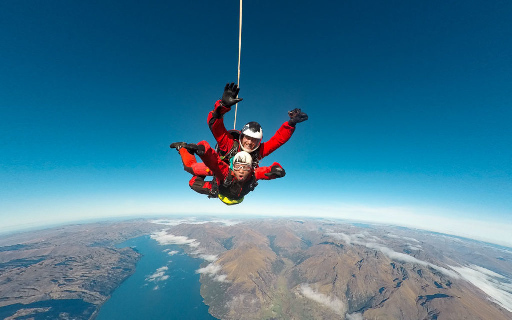 Queenstown NZONE Skydive1 - New Zealand Itinerary South Island