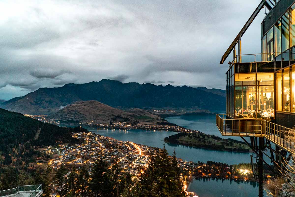 Queenstown Stratosfare Restaurant - New Zealand Itinerary South Island