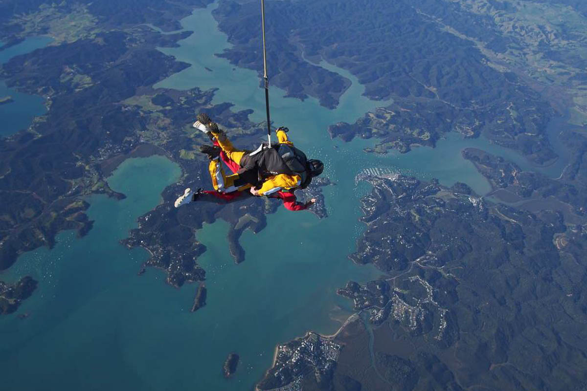 Skydiving Over Bay of Islands - New Zealand Best Things to Do
