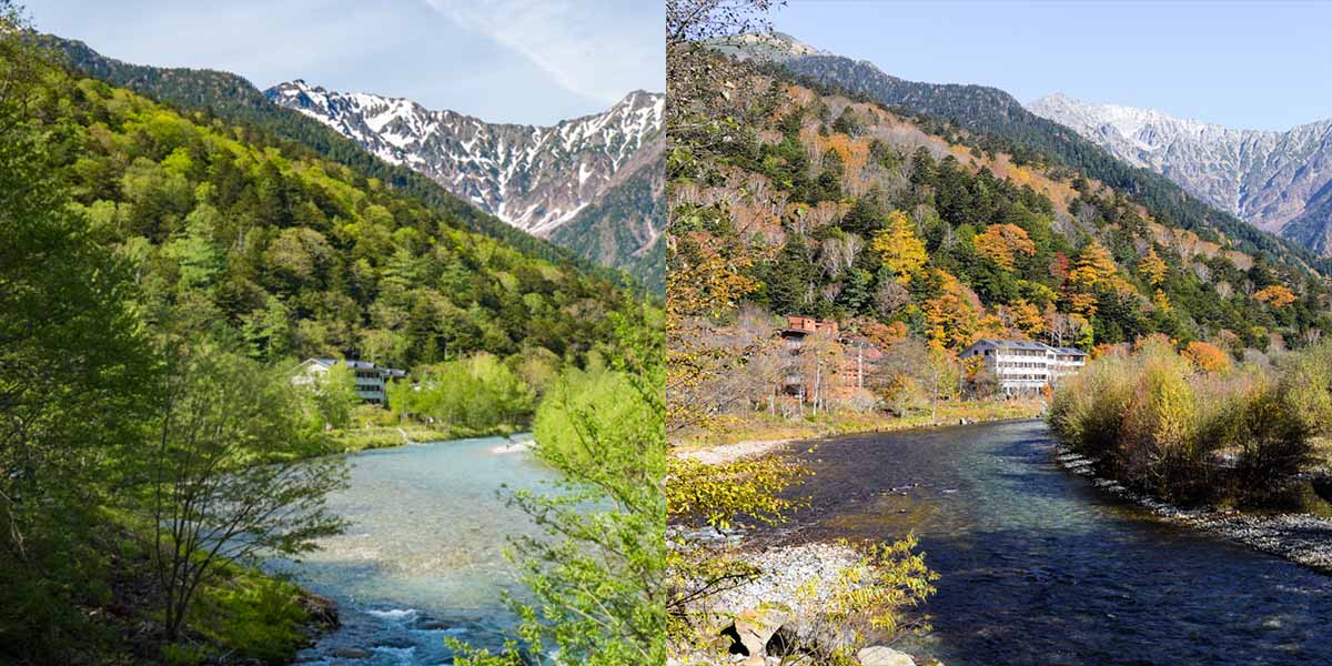 Spring vs Autumn in Kamikochi - 13 Reasons To Visit Nagano Even When It's Not Winter Ski Season - Scenic Gems in Kamikochi and Norikura