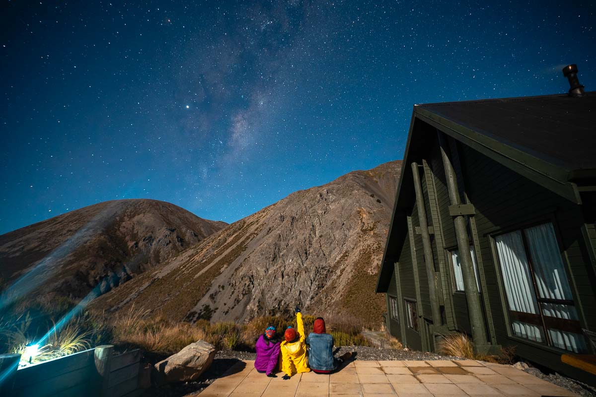 Stargazing at Porters Lodge - New Zealand Itinerary South Island