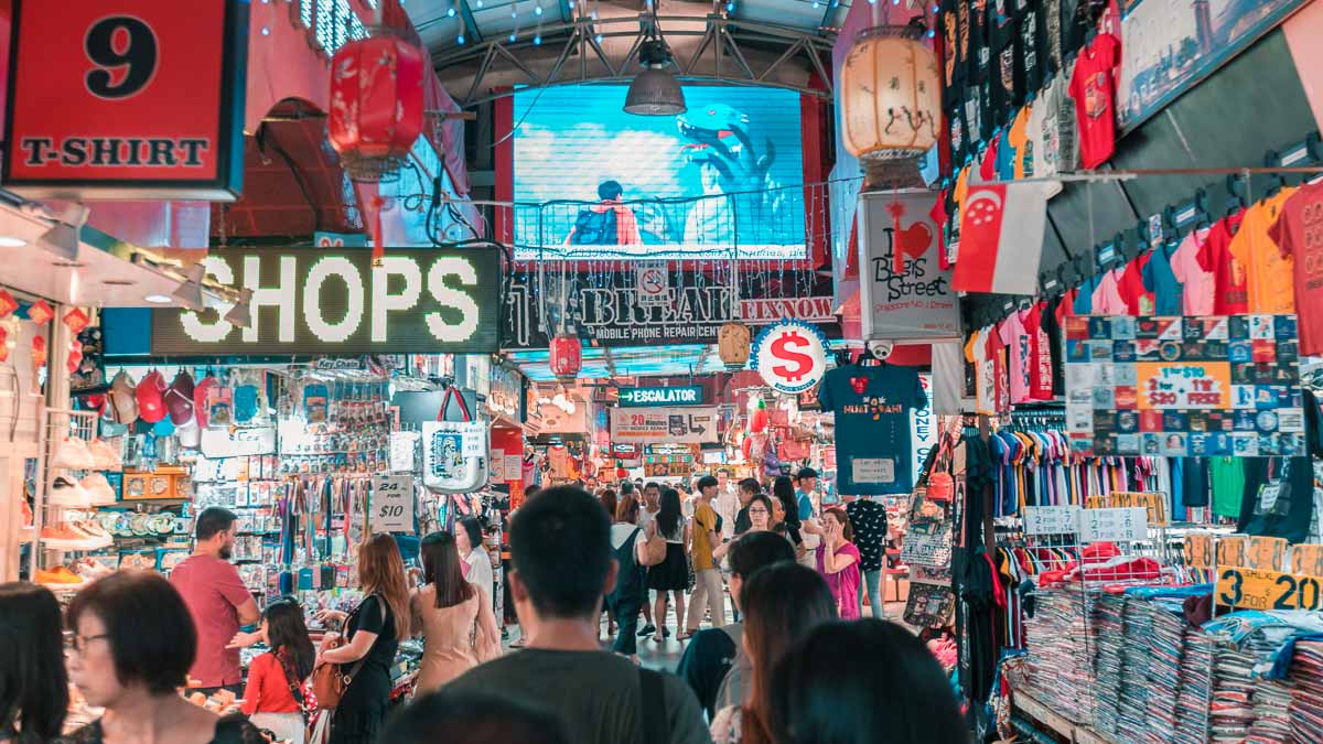 Shopping at Bugis Street