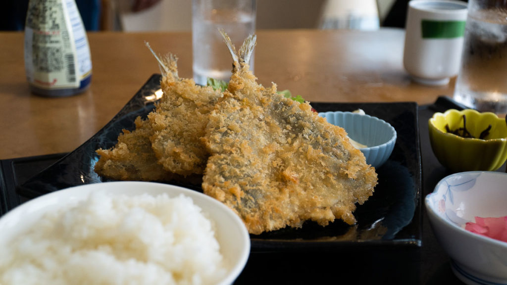 Fried Horse Mackerel at The Fish - Chiba Itinerary Tokyo Itinerary