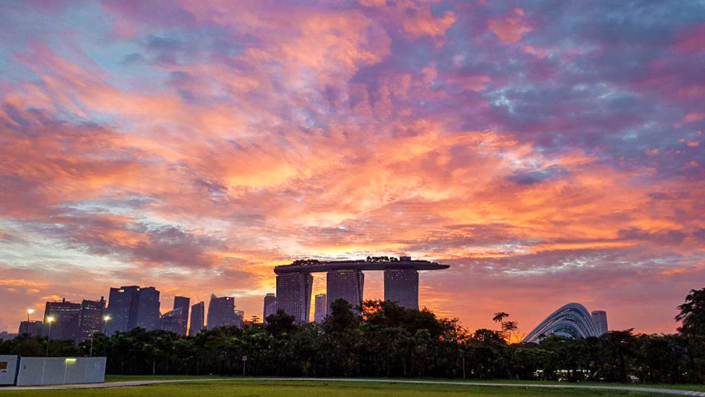 Marina Bay Sands Sunset 