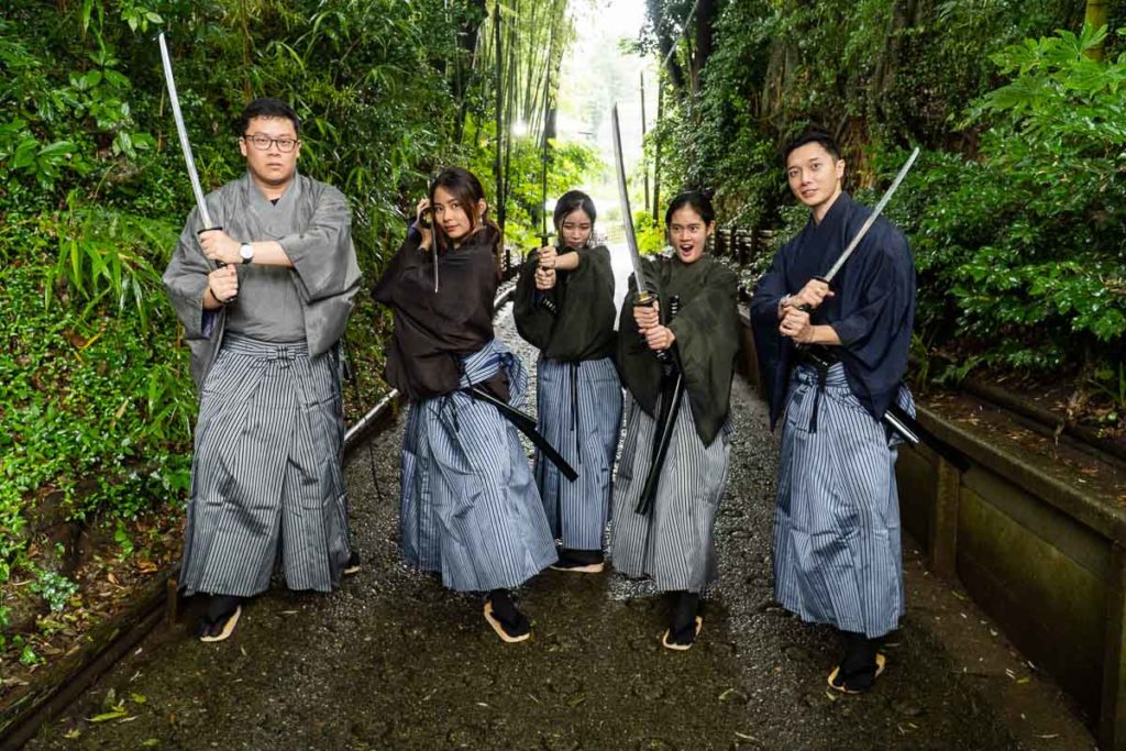 Samurai group shot - Chiba Itinerary Tokyo Itinerary
