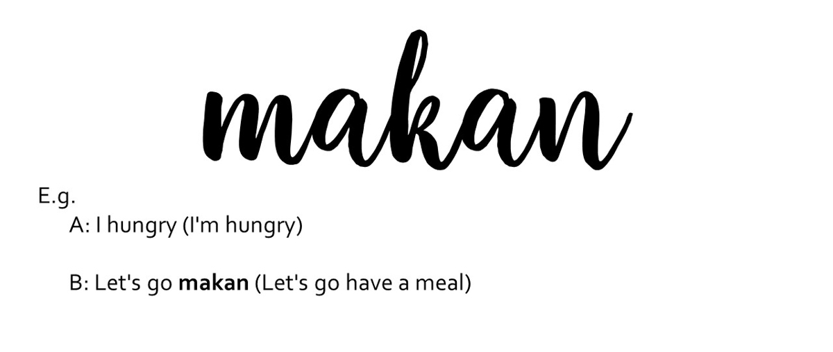 Singlish MAKAN - Essential Singlish Terms