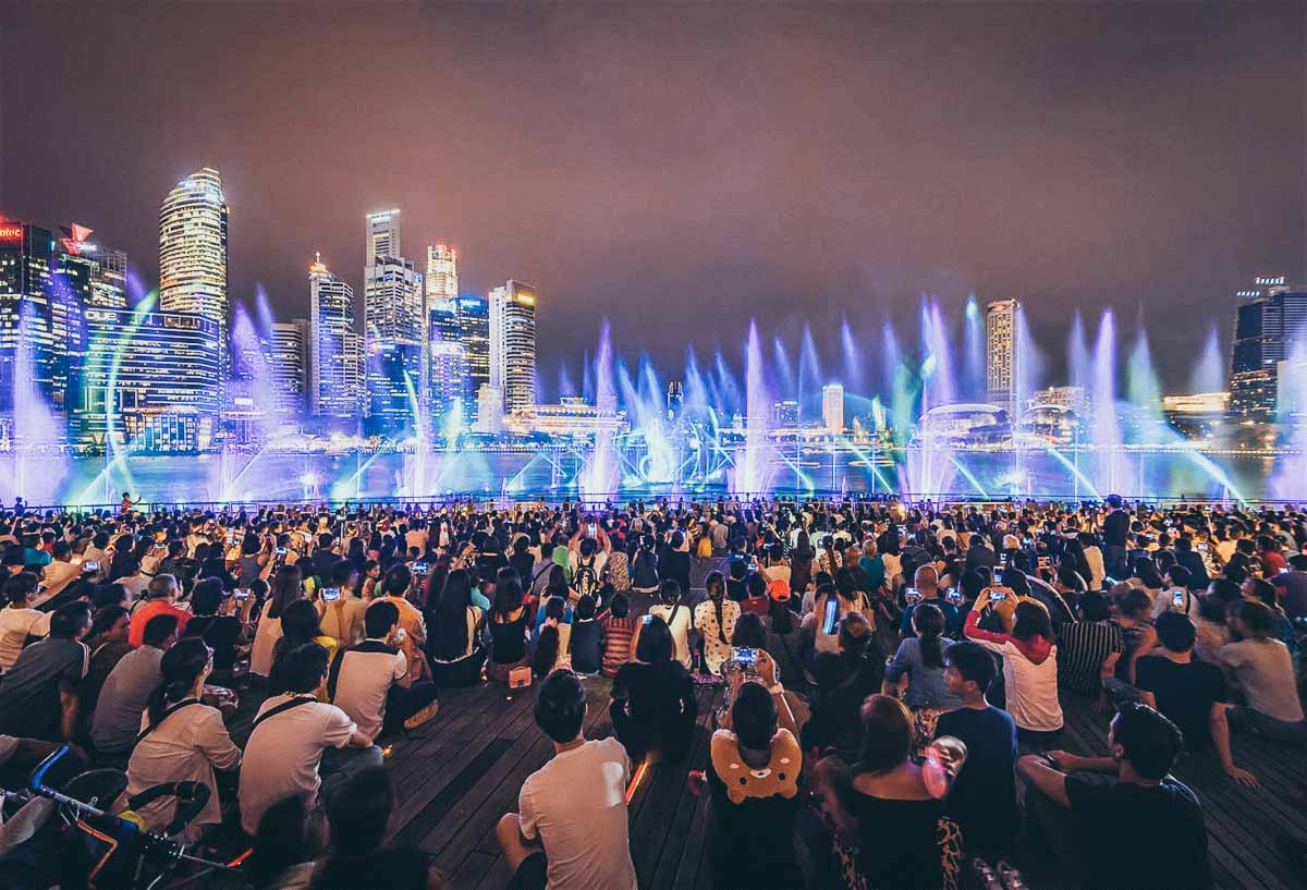 Spectra Light Water Show - Singapore on a Budget