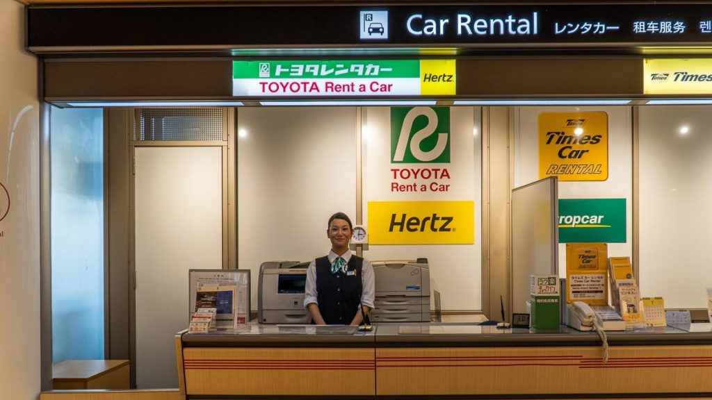 Toyota Rent a Car Booth
