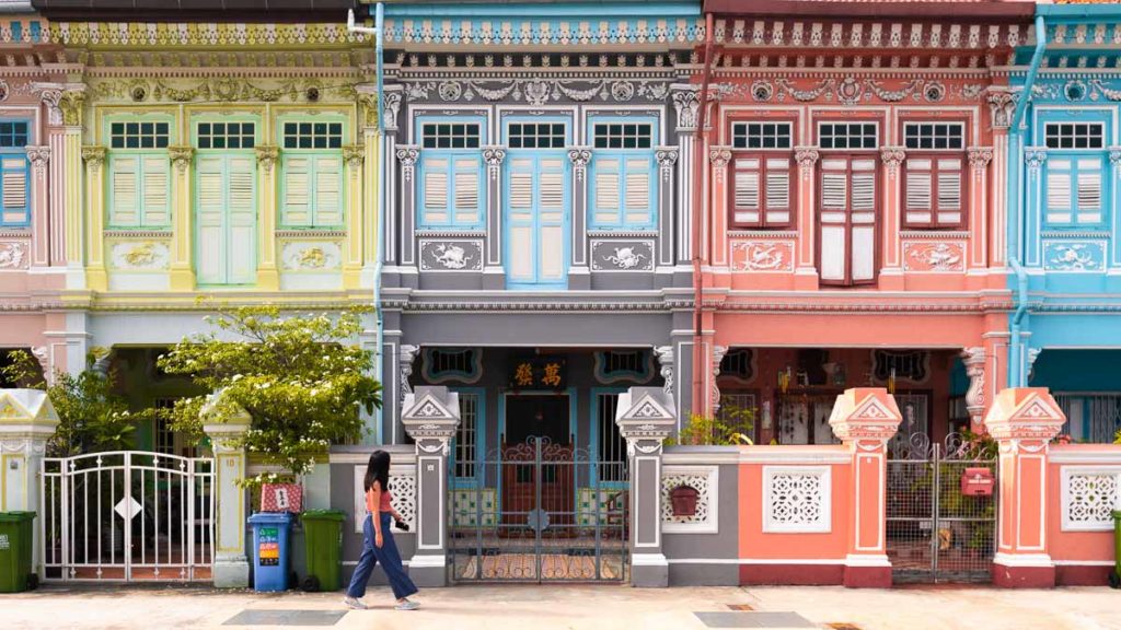 Walking down Joo Chiat Street - Thomson-East Coast Line