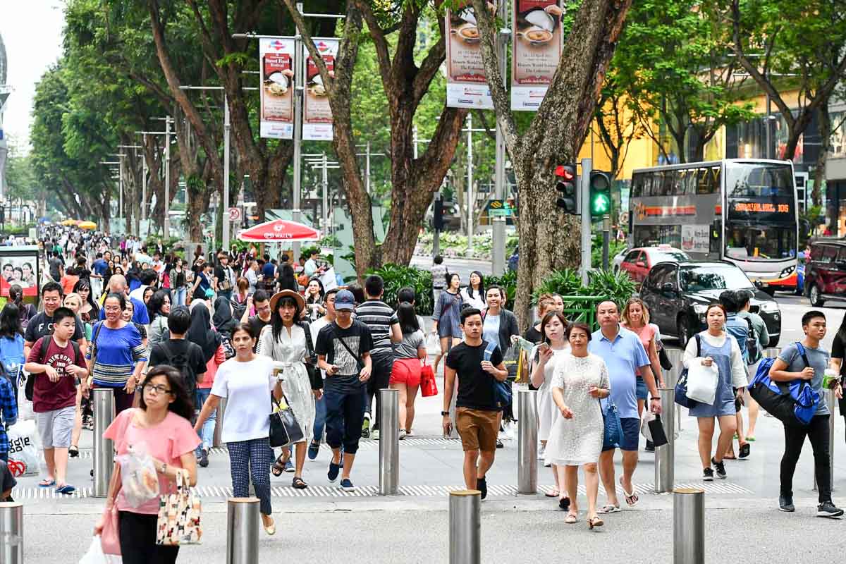 orchard road walking