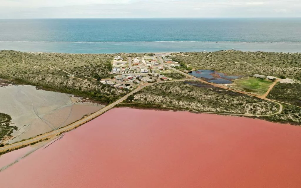 Hutt Lagoon Drone - Western Australia Instagram Hotspots