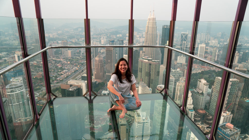 Nic Posing in the Sky Tower - TTI Bootcamp In KL