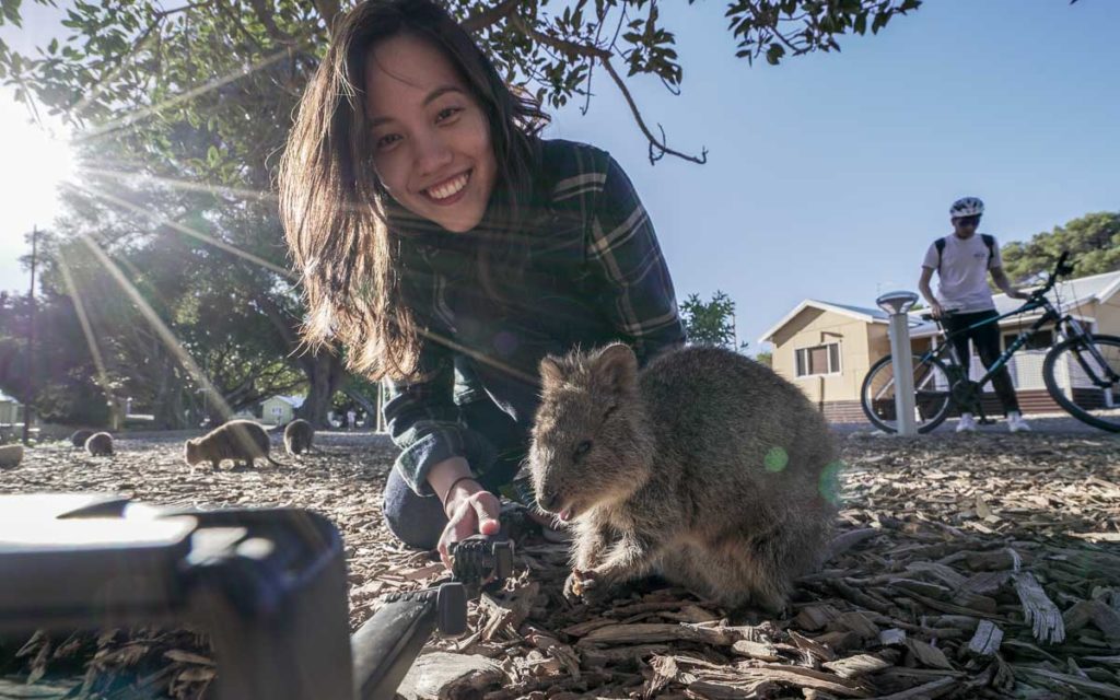 Quokka Selfie - Rottnest Island Day Trip