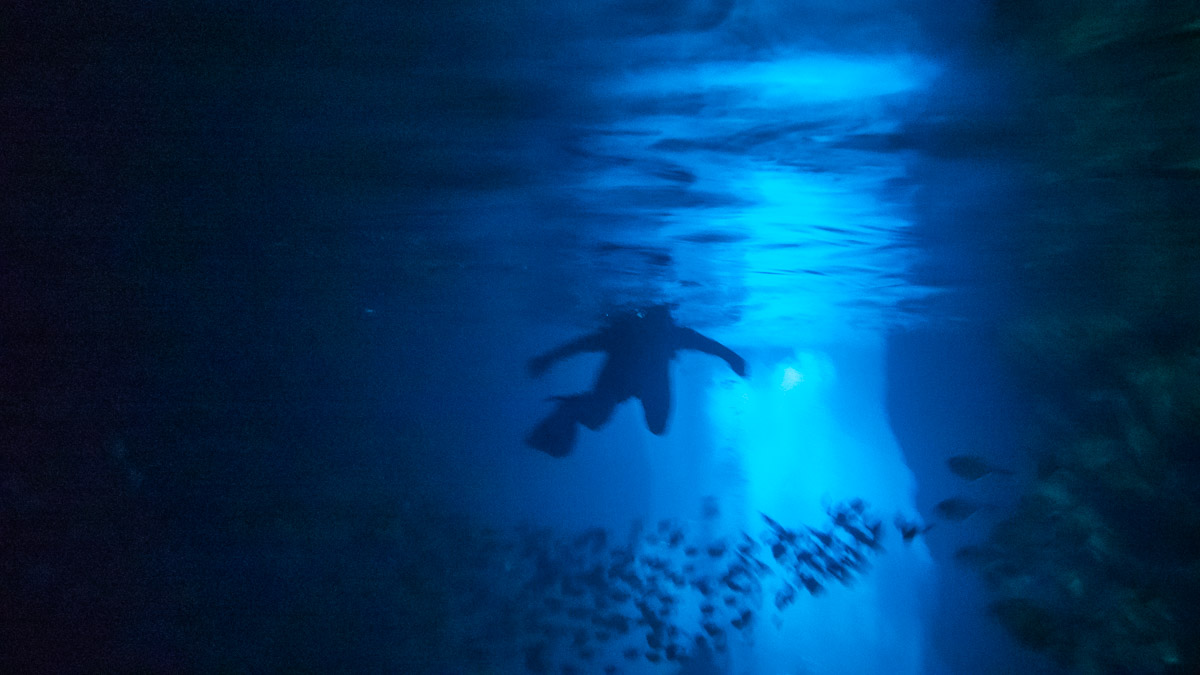 Snorkelling in Okinawa Blue Cave - Okinawa Itinerary