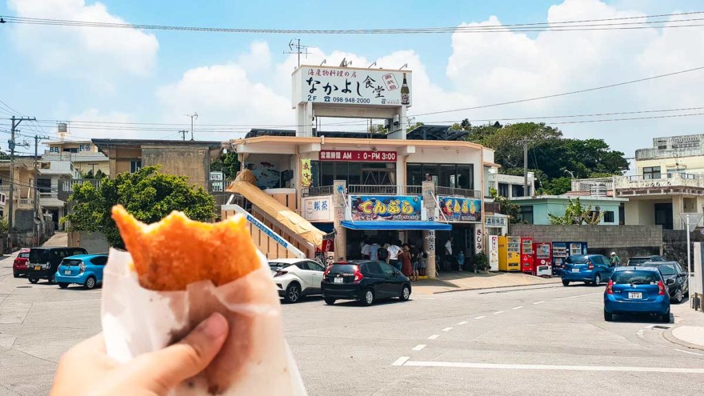 Tempura store ou island - Okinawa Guide