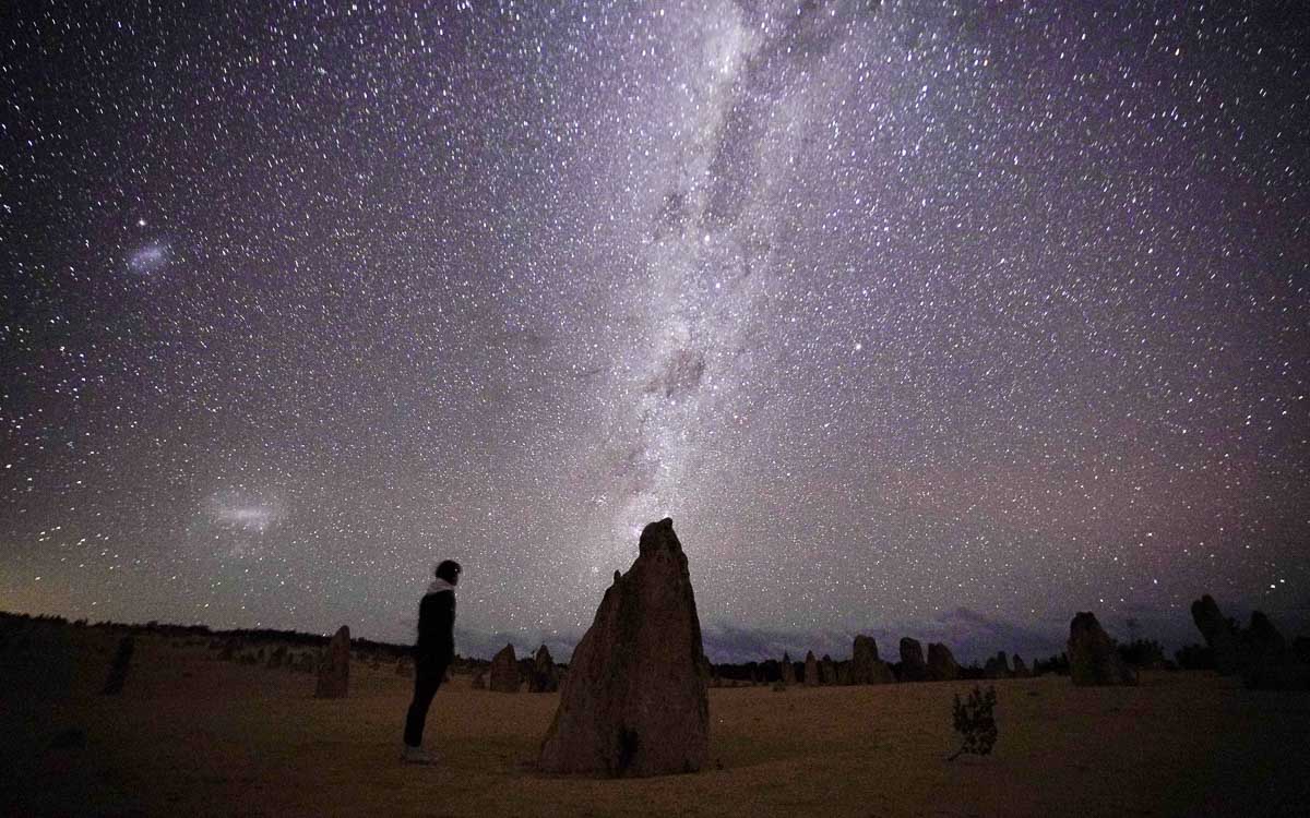 The Pinnacles Desert at Night - Australia Road Trip Itinerary