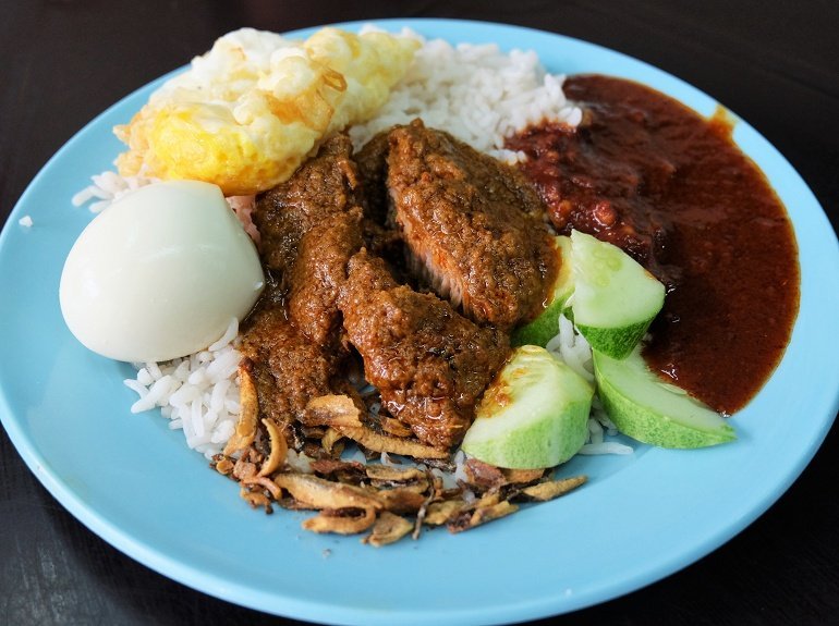 nasi lemak wanjo kampung baru - kuala lumpur food guide