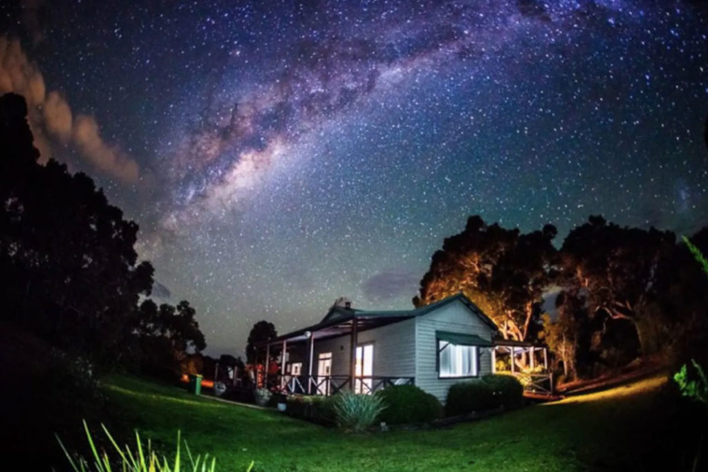 Gum Tree Gully Nighttime - Accommodation in Western Australia