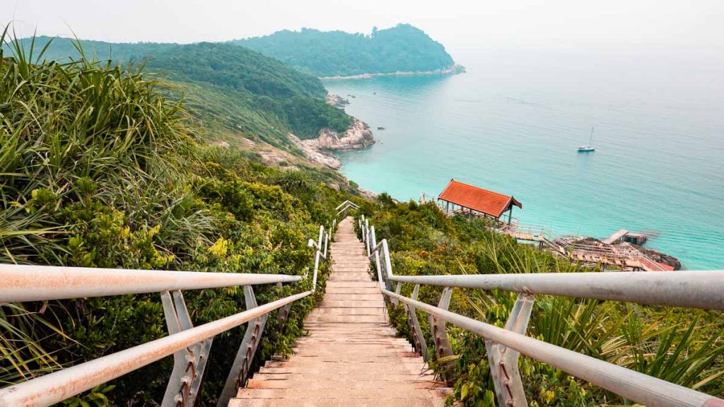 Perhentian Kecil pathway to windmill point - Kota Bharu Guide Perhentian Islands