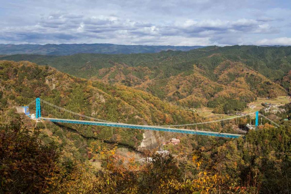 Ryujin Suspension Bridge in Ibaraki Japan - Where to go in Japan - Underrated cities near Narita Airport