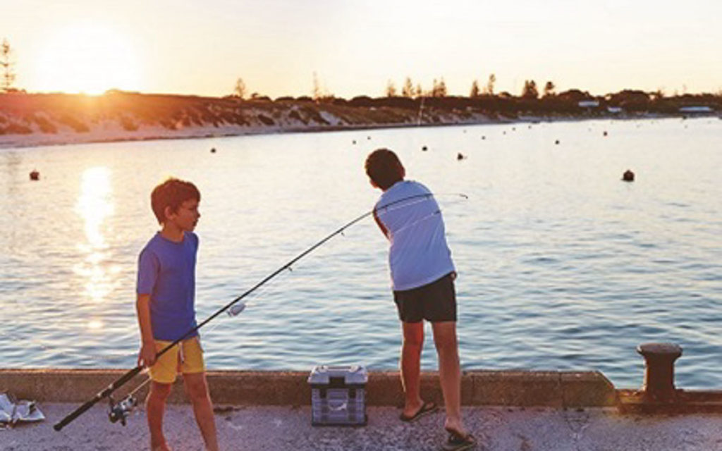 fishing in evening - Rottnest Island Day Trip